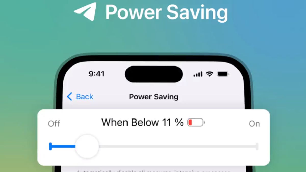 New Telegram Update Brings 'Power Saving' Mode